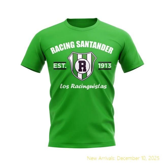 Racing Santander Established Football T-Elite Shirt (Green) -