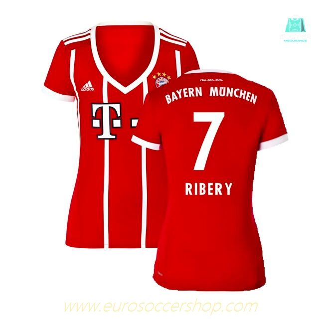 Bayern Munich 2017-18 Womens Home Shirt (XL) ((Excellent) XL) (Ribery 7)