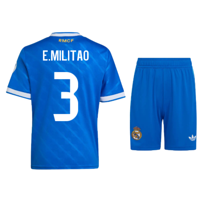 2025-2026 Genuina Camiseta Real Madrid Tercer - Hombres Con Militao 3