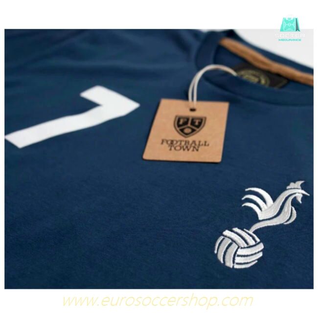 The Cockerel 7 Blue Retro Tee