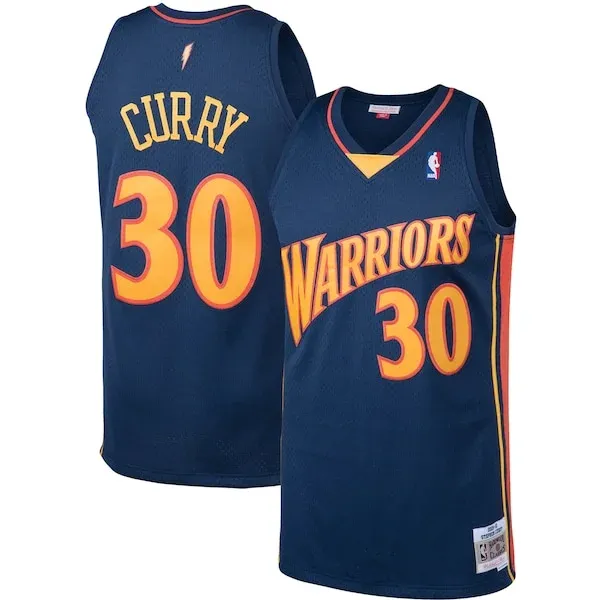 Stephen Curry GSW Swingman Jersey - genuine NBA - Navy game-day