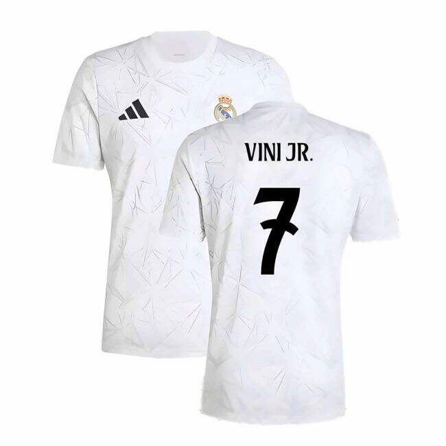 2024-2025 Real Madrid Football Shirt (White) Moisture Wicking