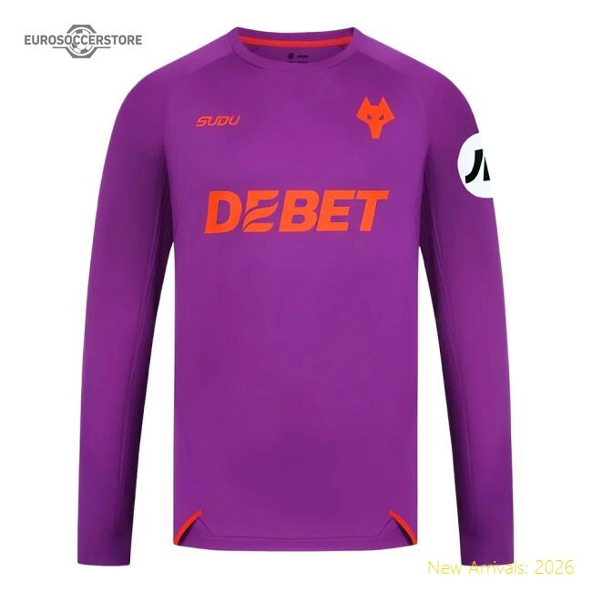 Official 2024-2025 Wolves Long Sleeve Third Shirt - Premium Quality