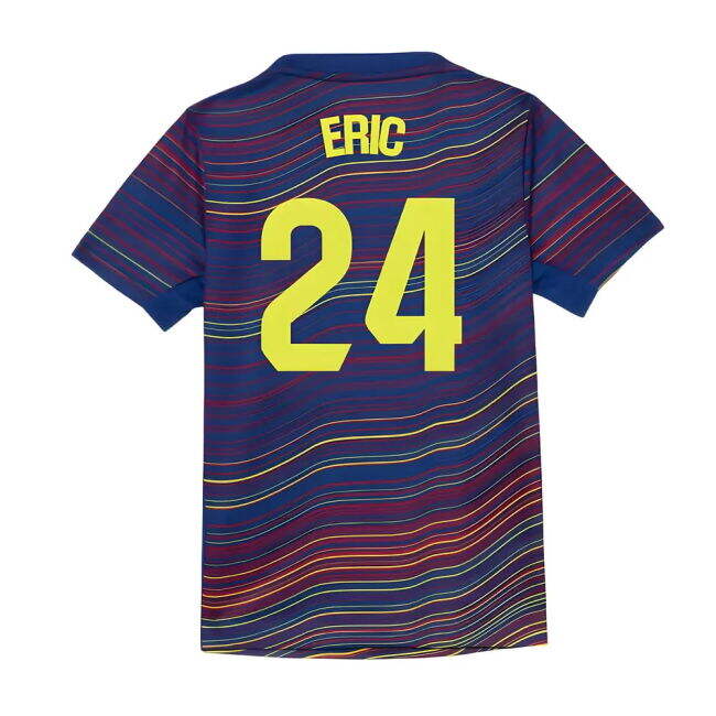 Eric 24 Barcelona Soccer Club Fashionable Home Football Shirt (Kids)