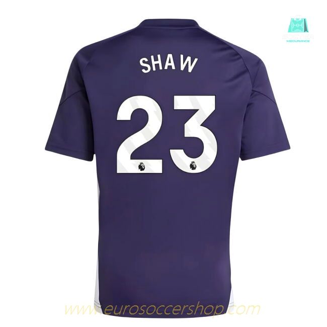 2025-2026 Man Utd Training Tee (Aurora Plum) (Shaw 23)