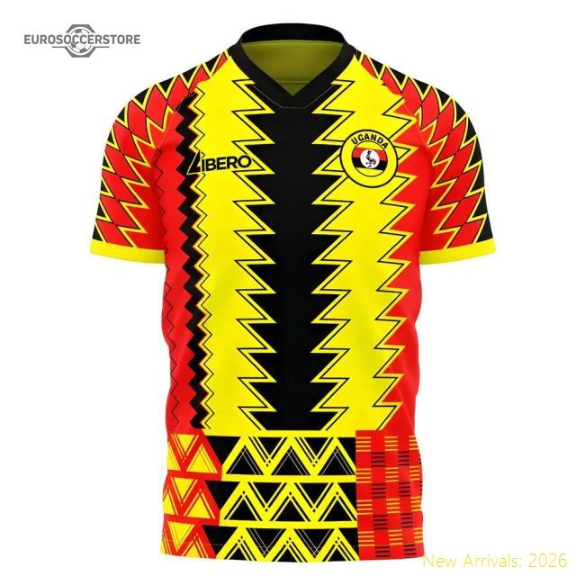 Uganda Afcon 20252026 Concept Highperformance Kit Quickdry