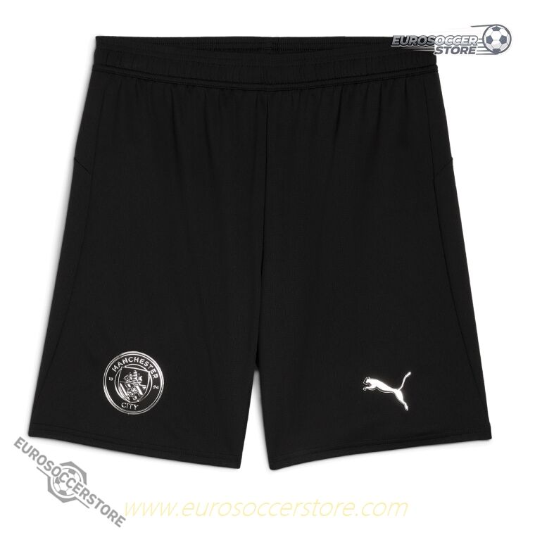 Away Shorts for Manchester City during the 2025-26 season