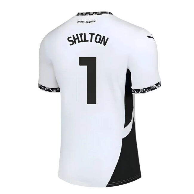 Premium 2024-2025 Derby County Home Shirt (Kids) (Shilton 1)