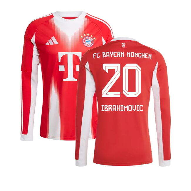 2025-2026 Bayern Home Shirt (Ibrahimovic 20) Quick Dry Antibacterial