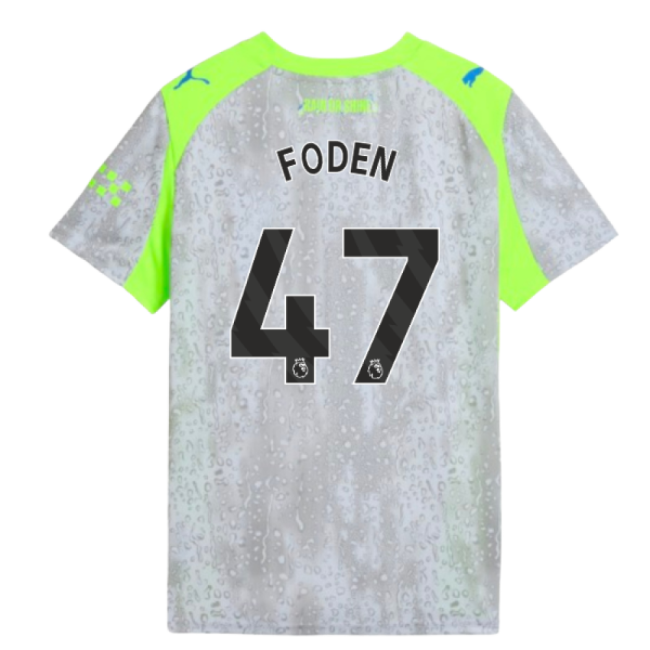 Match-Quality Man City Foden 47 2025 2025-2026 Man City Third Shirt...