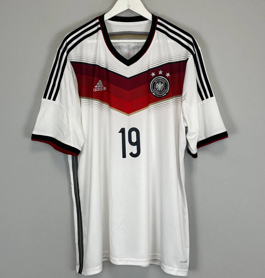 2014 Germany Home GOTZE 19 Retro Shirt - Official Replica 4998