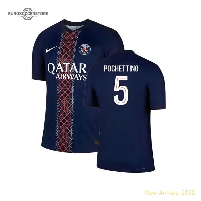 Official 2025-2026 Psg Home Dri-Fit Adv Authentic Shirt (Pochettino 5)
