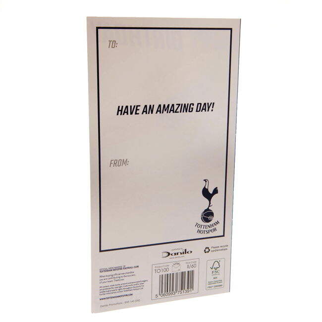 Tottenham Hotspur FC Crest Birthday Card (Fan Favorite)