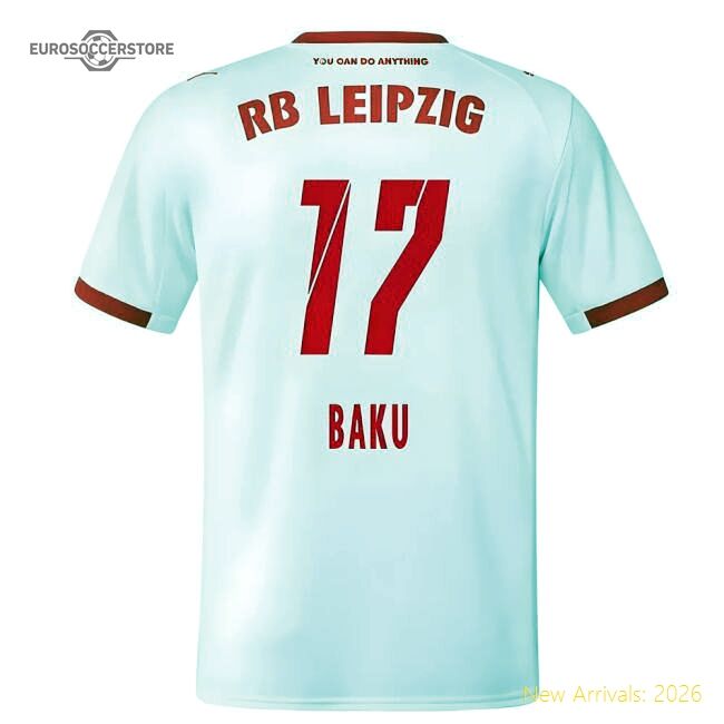 Outstanding 2025-2026 Red Bull Leipzig Home Shirt (baku 17)