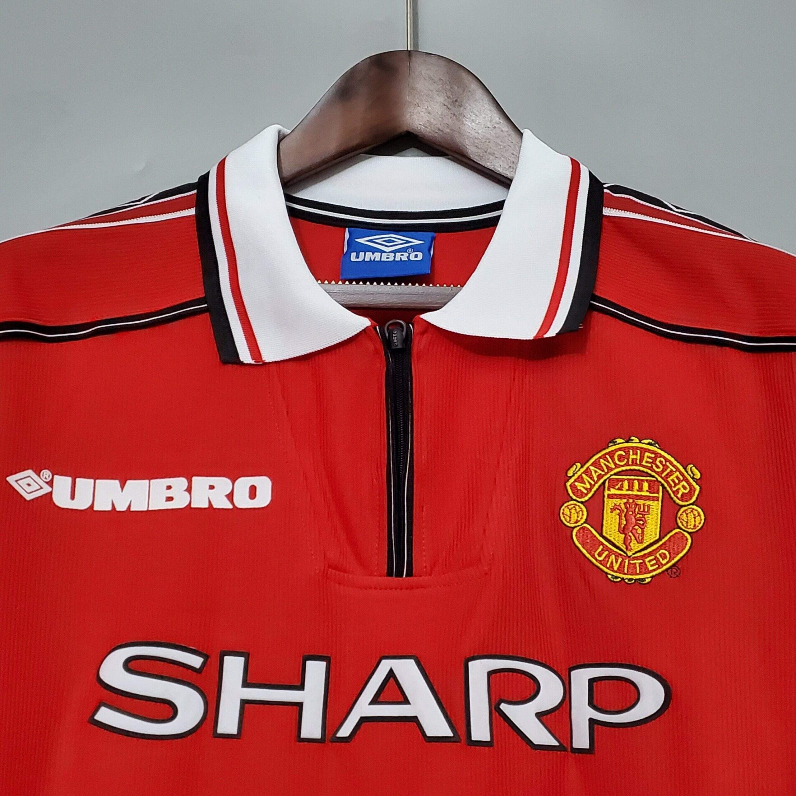 1998-1999 Man United retro kit – Long sleeve