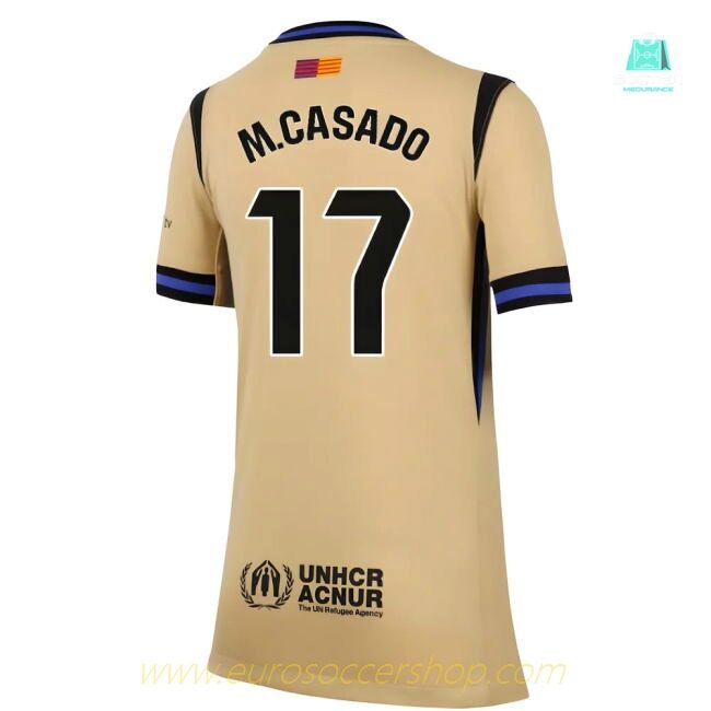 2025-2026 Barcelona Away Shirt (Kids) (M.Casado 17)