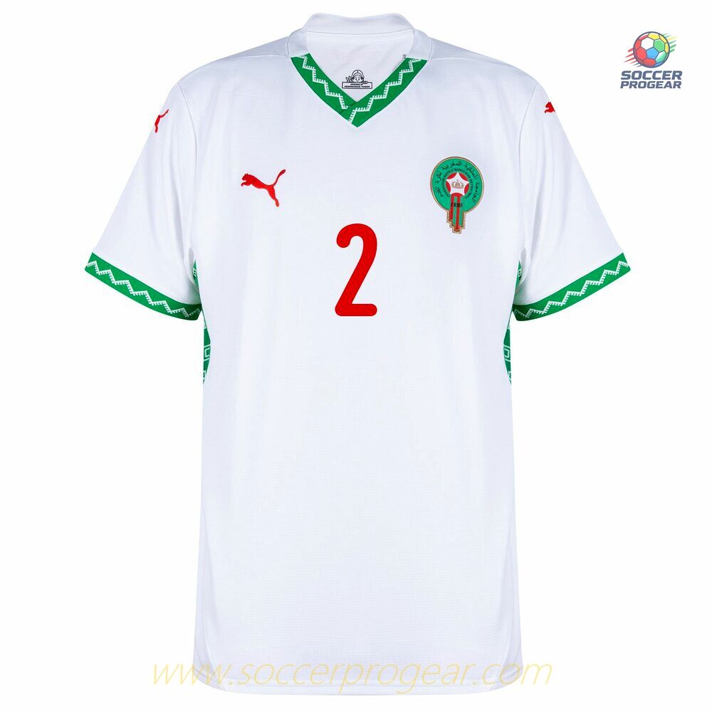 Morocco Away Football Soccer Shirt 2025 Collection 2026 Hakimi