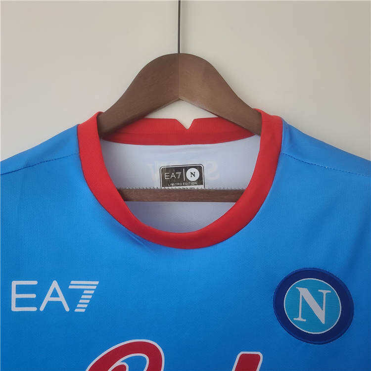 Napoli Soccer Shirt 2223 Christmas Edition Football Shirt - Official