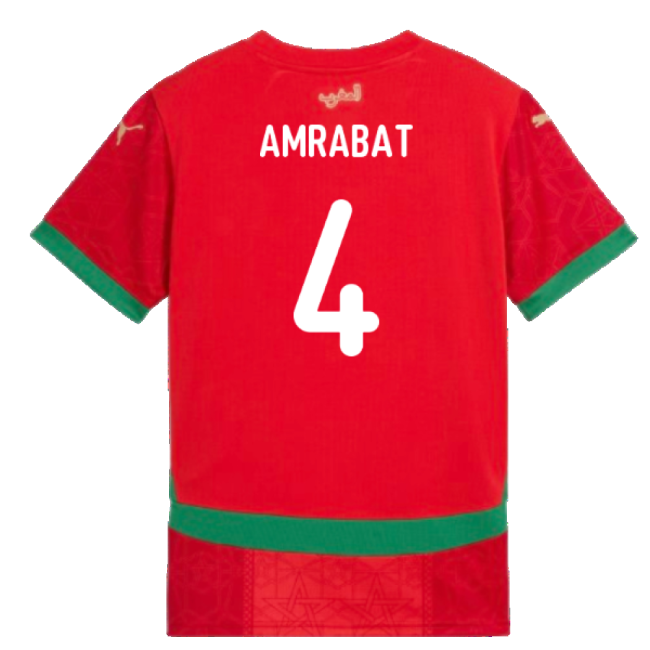 Fan-Favorite Climate-Control 2024-2025 Morocco Home Shirt (Kids)
