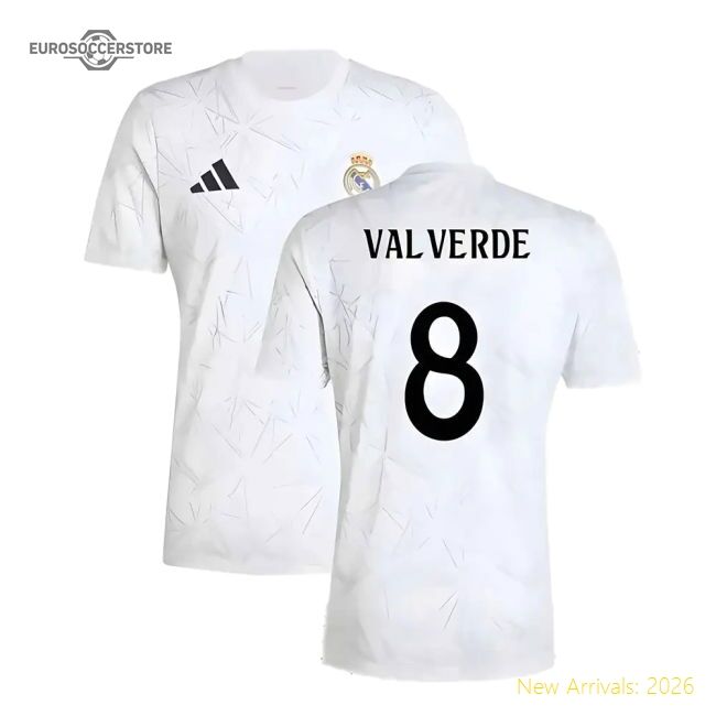 Premium Home Real Madrid Valverde Jersey 2024-2025 Flexible