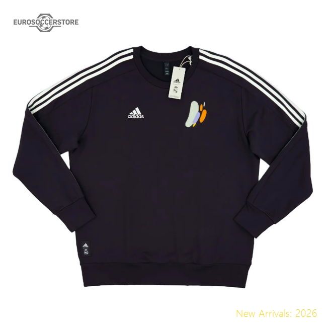 2024-2025 Real Madrid Dna Sweat Top (aurora Black) - Concept Creation