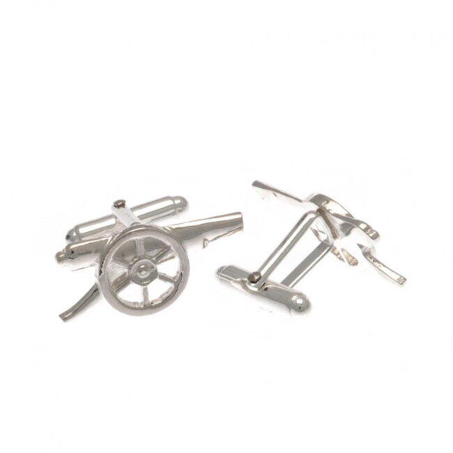Arsenal FC Sterling Silver Cannon Cufflinks (Fan Favorite)
