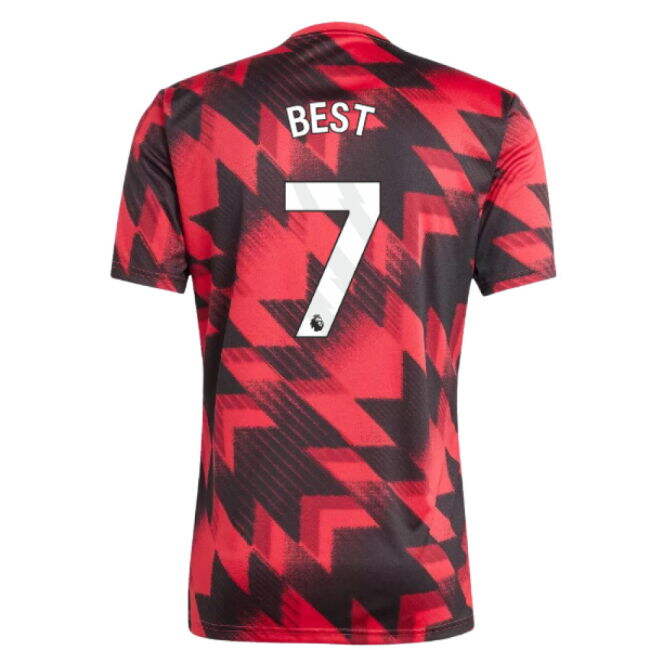 Man Utd Verified 2025-2026 Man Utd Pre-Match Shirt (Red) (Best 7)