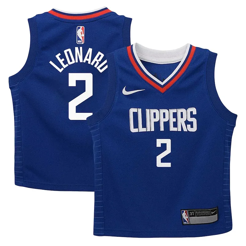 Kawhi Leonard LAC Swingman Jersey - genuine NBA - Blue workout