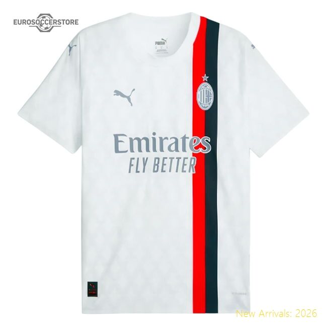 Ac Milan Serie A Away Pro-level Jersey Performance Fabric