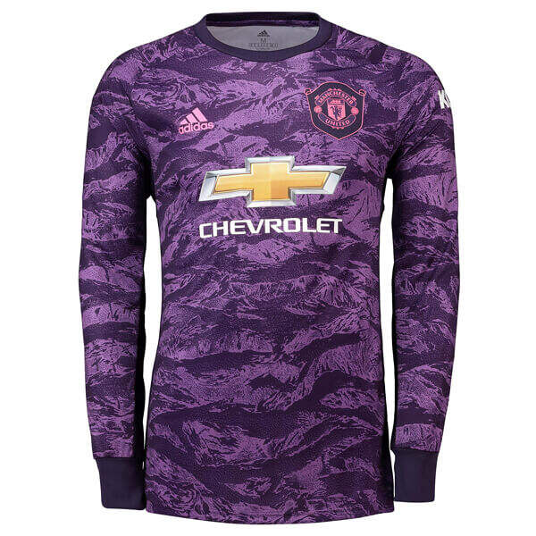 19-20 Manchester United Goalkeeper Purple Long Sleeve Jersey Shirt -