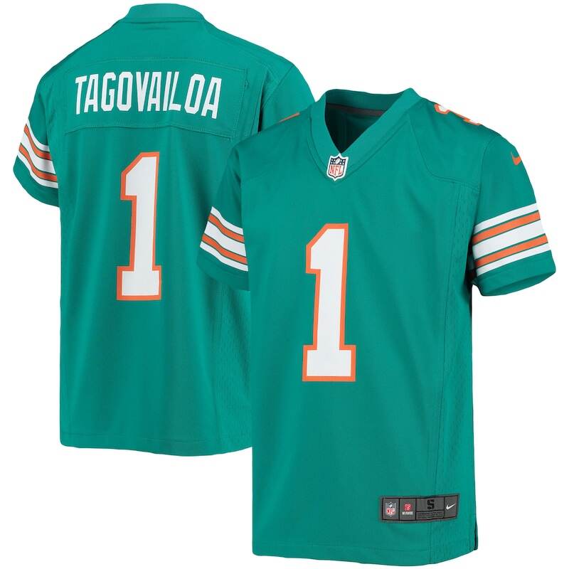 None Tua Tagovailoa MIA Dolphins Top-Grade Authentic Jersey Game Day W