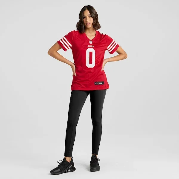 San Francisco 49ers Game NFL Jersey - Scarlet | High-Quality Footba...