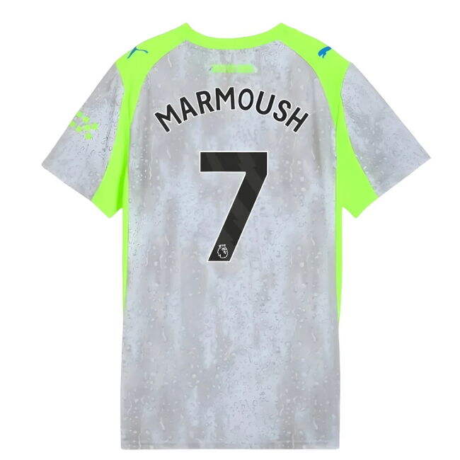 Man City 2025-20 Third Football Kit Marmoush Name & Number M Women S