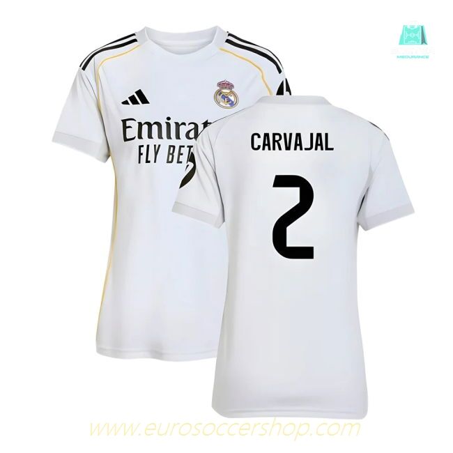 2025-2026 Real Madrid Home Shirt (Womens) (Carvajal 2)