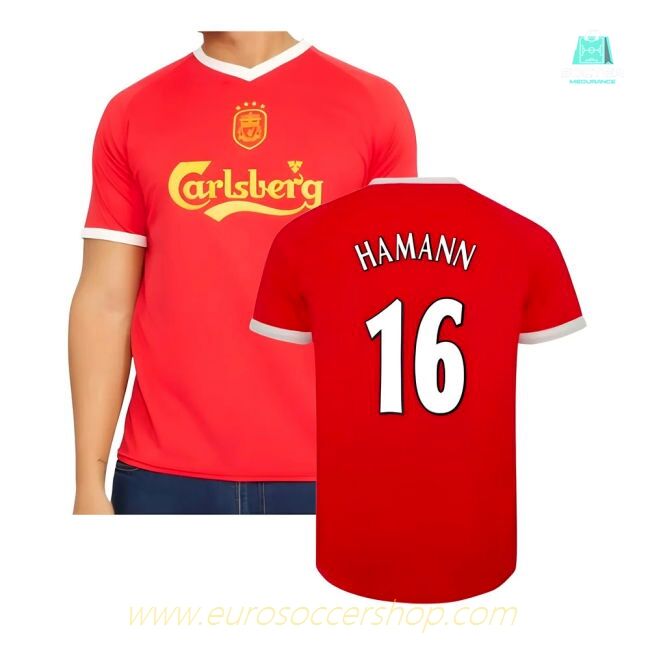 2001-2003 Liverpool Retro Euro Home Shirt (HAMANN 16)