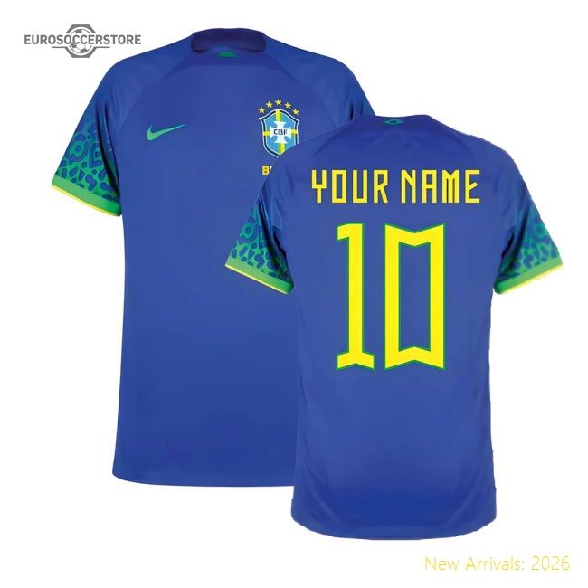 Durable Football Brazil Jersey - Vintage 2022-2023 Timeless