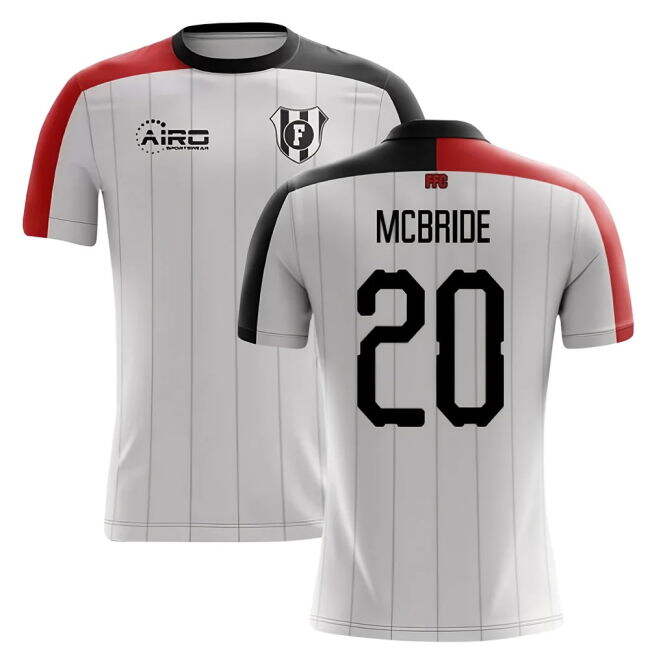 Fulham Fulham Home Concept Football Shirt Mcbride #20 Premium Qual...