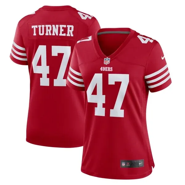 San Francisco 49ers Game NFL Jersey - Scarlet | High-Quality Footba...