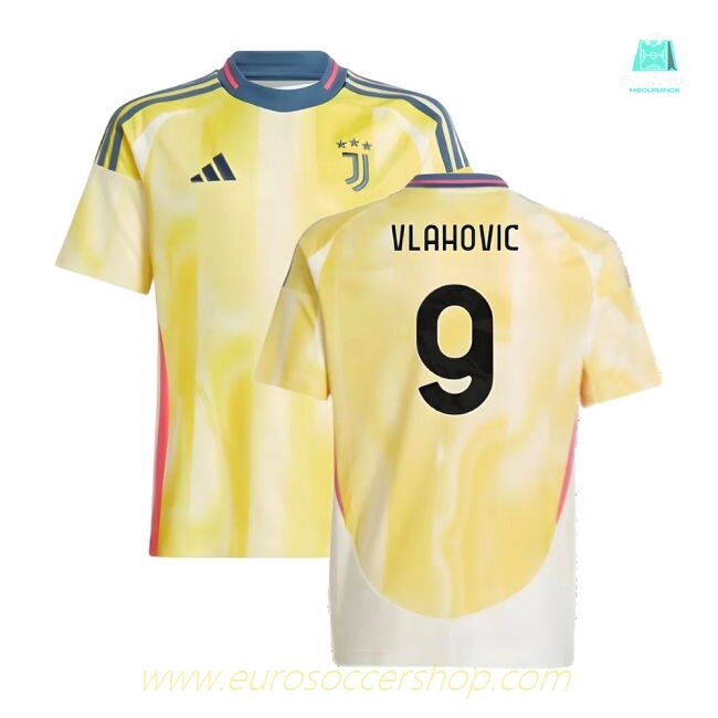 2024-2025 Juventus Away Shirt (Kids) (Vlahovic 9)