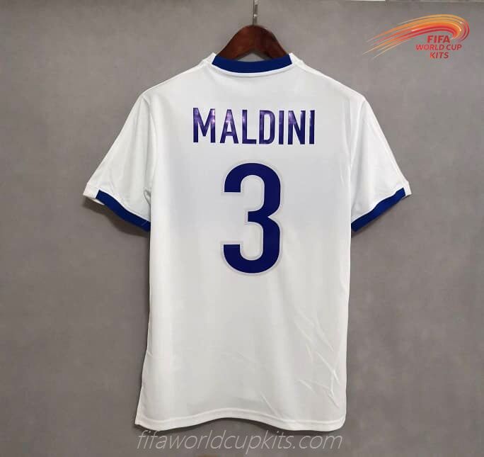 Italy 98-00 Away White Football Kit