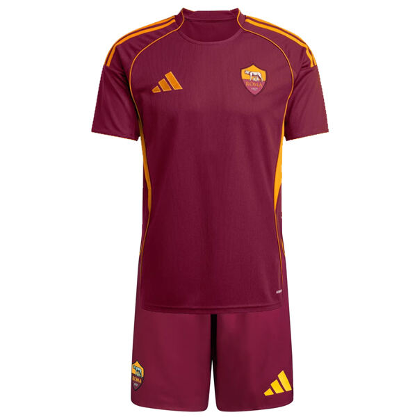 Kids AS Roma Home Kit 202526 ShirtShorts - Official Replica 18822