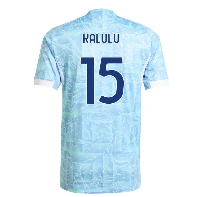 Juve Juventus Authentic Away Shirt Kalulu #15 High Performance Dev...