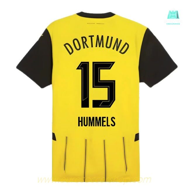 2024-2025 Borussia Dortmund Authentic Home Shirt (Hummels 15)