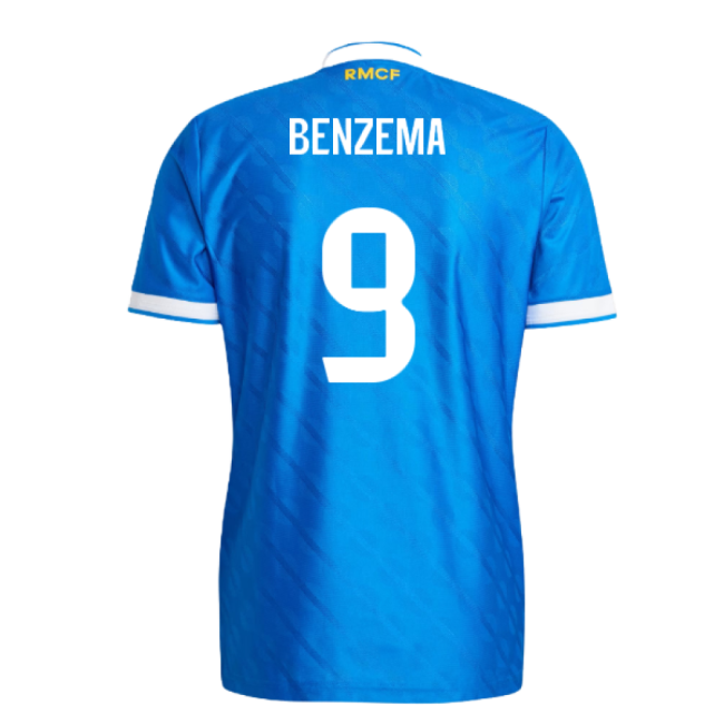 Latest Comfortable Real Madrid Third Soccer Jersey (Benzema 9)