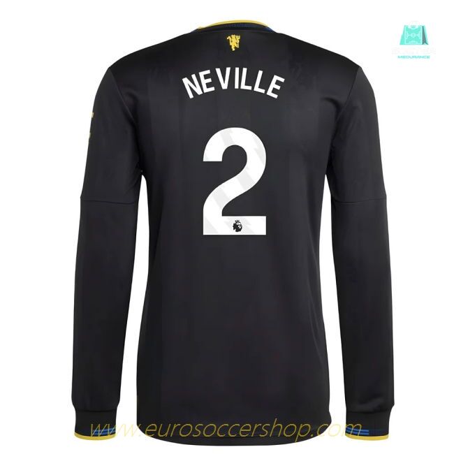 2025-2026 Man Utd Authentic Long Sleeve Third Shirt (Neville 2)