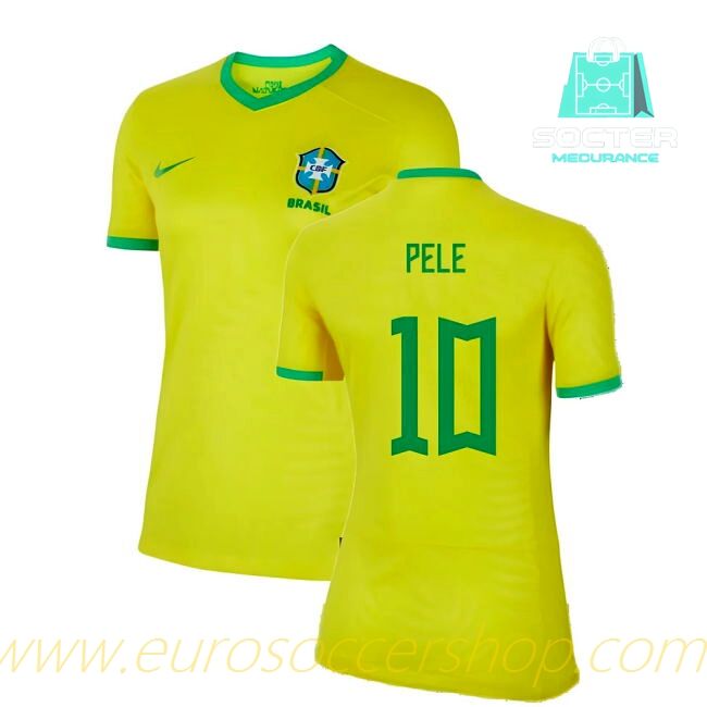 2023-2024 Authentic Brazil NT Home (Pele 10)