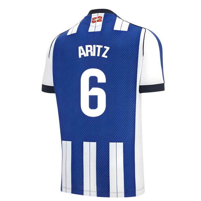 Aritz 6 Real Sociedad Club Team Fan Shirt - Adults Version