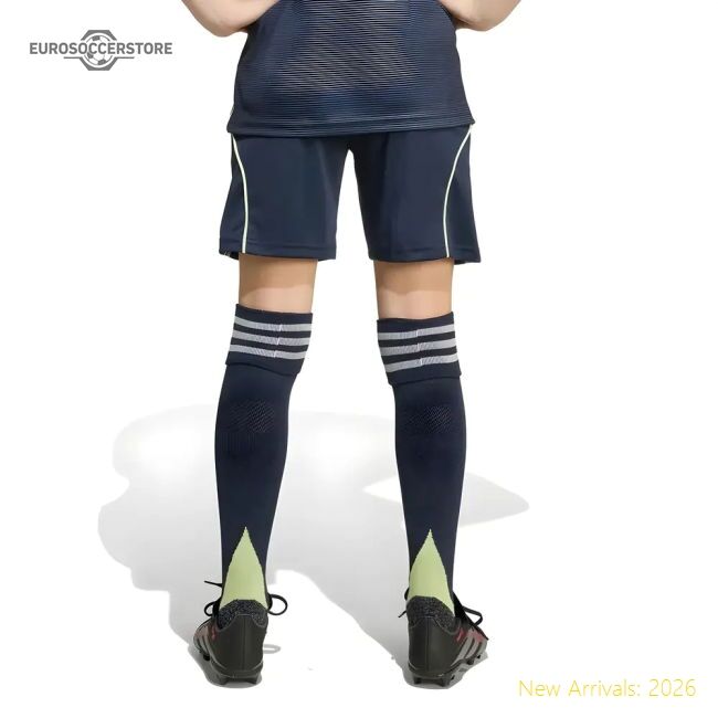 2025-2026 Real Madrid Away Shorts (legend Ink) - Kids - Fan Design