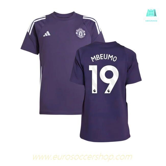 2025-2026 Man Utd Training Tee (Aurora Plum) - Kids (Mbeumo 19)