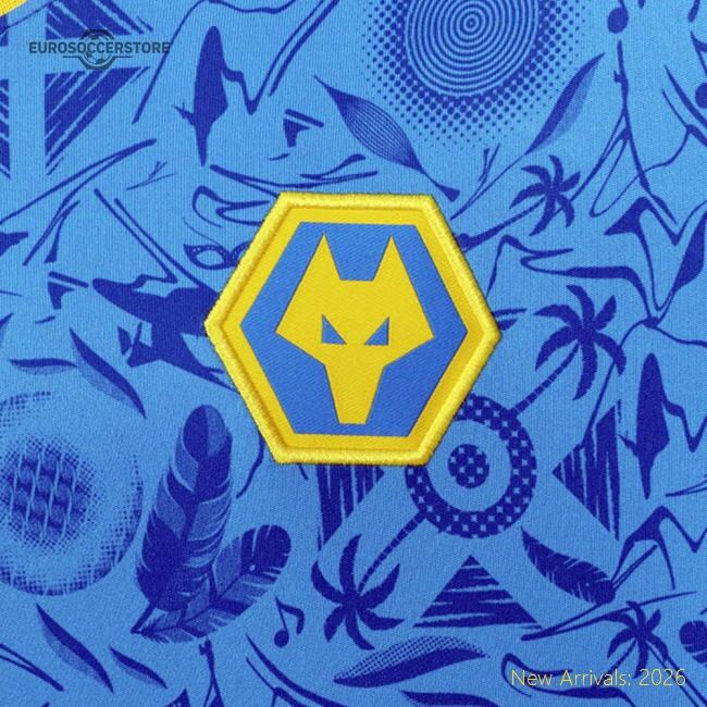 Authentic 2025-2026 Wolves Long Sleeve Third Shirt (kids) - Premium